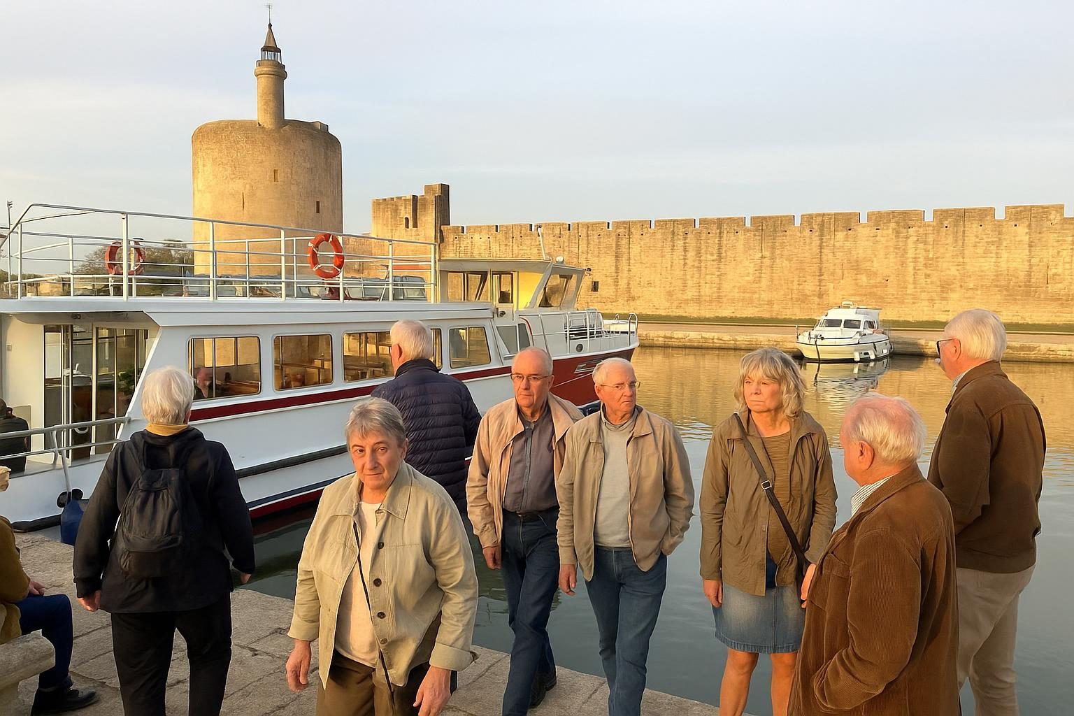 Le port d'Aigues-Mortes et la tour de Constance (photo non contractuelle)
